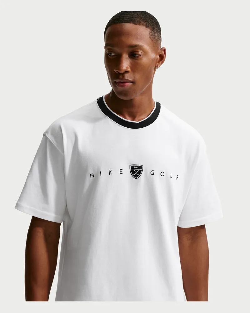 Nike Golf-T-Shirt in weiter Passform (Herren) - Weiß Weiß