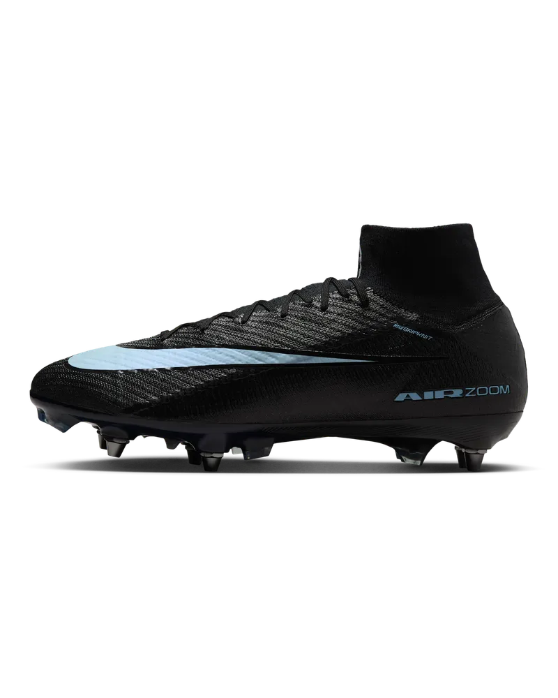 Nike Mercurial Superfly 10 Elite SG-Pro High-Top-Fußballschuh - Schwarz Schwarz