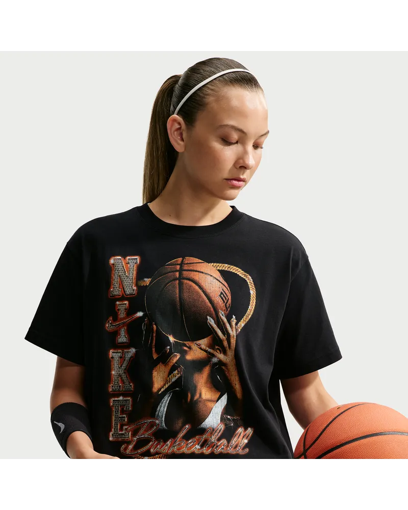Nike Classic Basketball-T-Shirt (Damen) - Schwarz Schwarz
