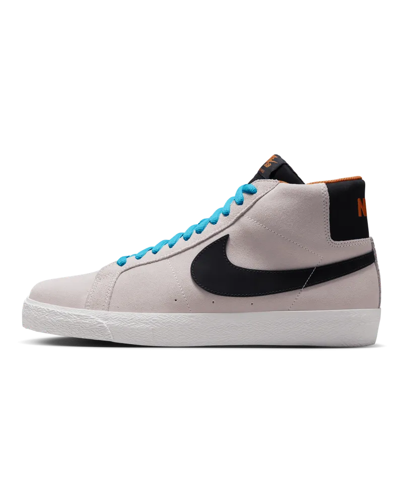 Nike Sb Zoom Blazer Mid Electric Skateboardschuh Grau