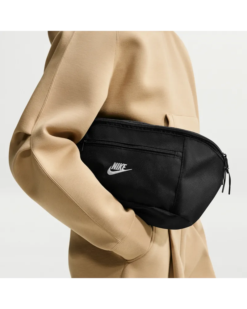 Nike Heritage Gürteltasche (8 l) - Schwarz Schwarz