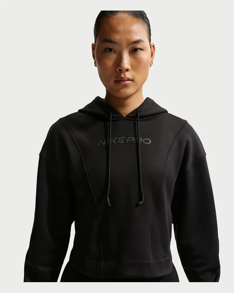 Nike Pro Therma-FIT Damen-Hoodie - Schwarz Schwarz
