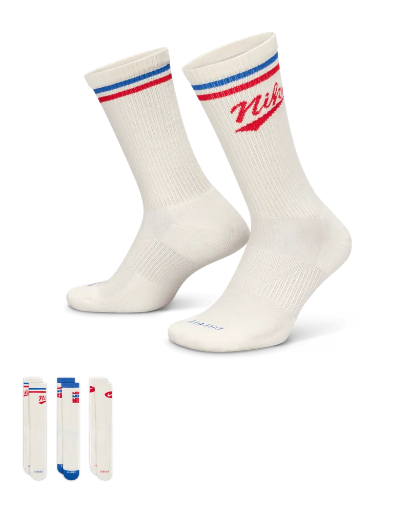 Nike Everyday Plus Crew-Socken (3 Paar) - Multi-Color Multi-color