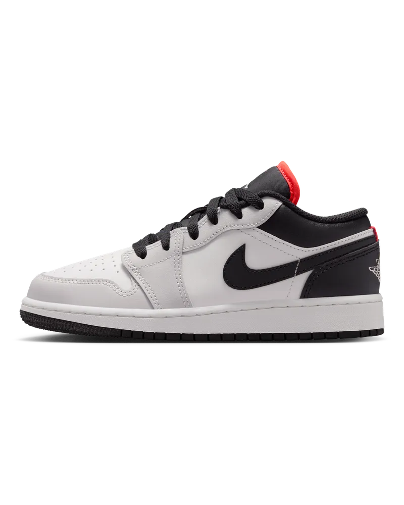 Jordan Air  1 Low Schuh für ältere Kinder - Schwarz Schwarz