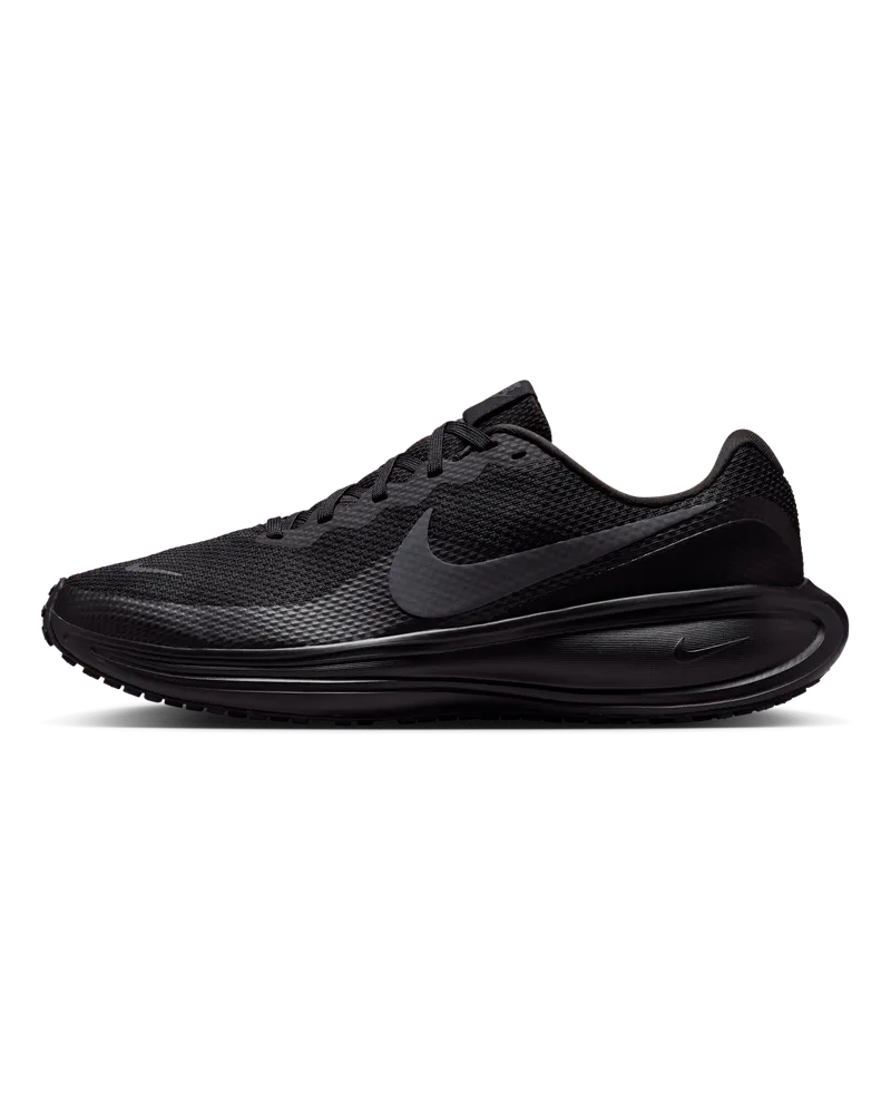 Nike Revolution 8 Straßenlaufschuh (Herren) - Schwarz Schwarz