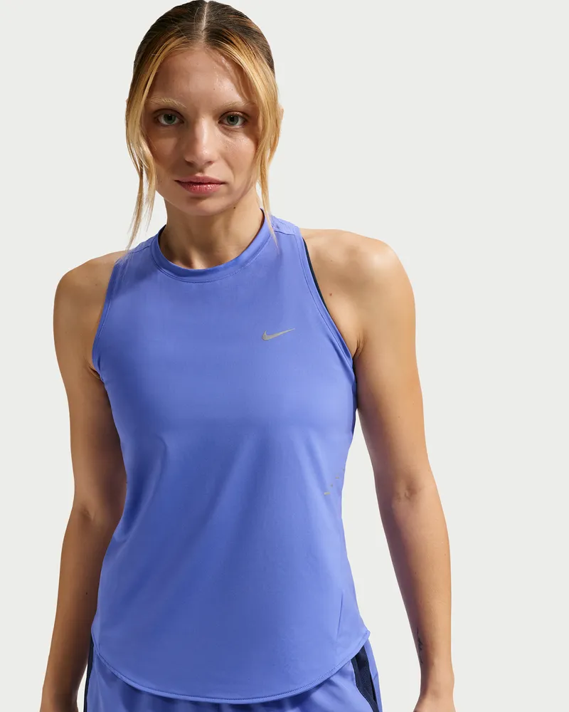 Nike Swift Dri-FIT-Lauf-Tanktop (Damen) - Blau Blau