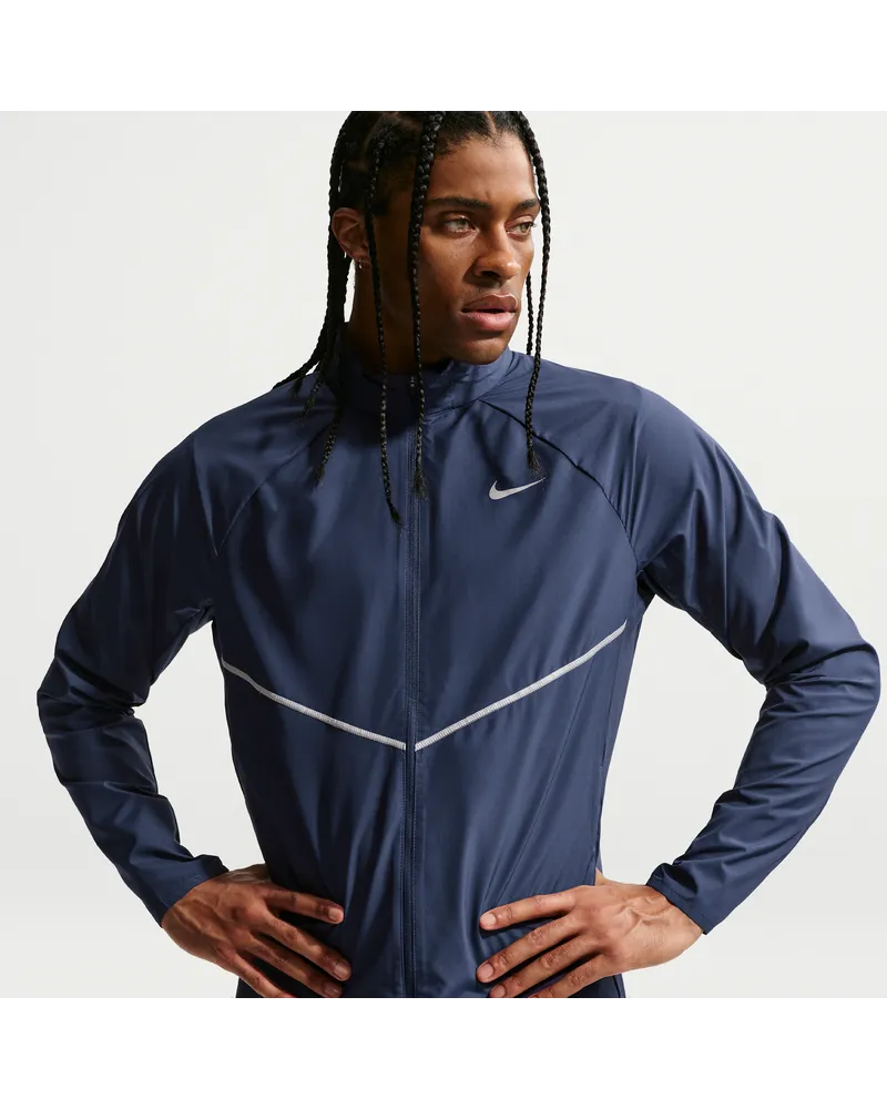 Nike Miler Repel Laufjacke mit UV-Schutz (Herren) - Blau Blau