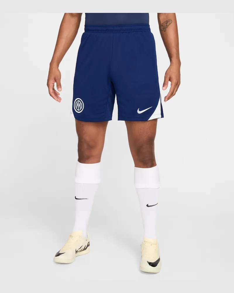 Nike Inter Mailand Strike  Dri-FIT Fußballshorts aus Strickmaterial (Herren) - Blau Blau