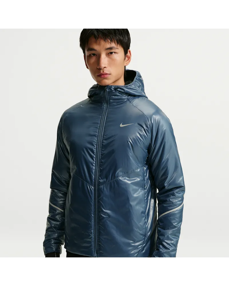 Nike Miler Aerolayer Therma-FIT-Laufjacke (Herren) - Blau Blau