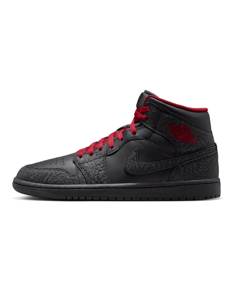 Jordan Air  1 Mid SE Schuh (Herren) - Schwarz Schwarz