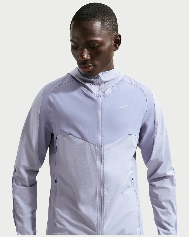 Nike Stride Plus Repel-Laufjacke (Herren) - Lila Lila