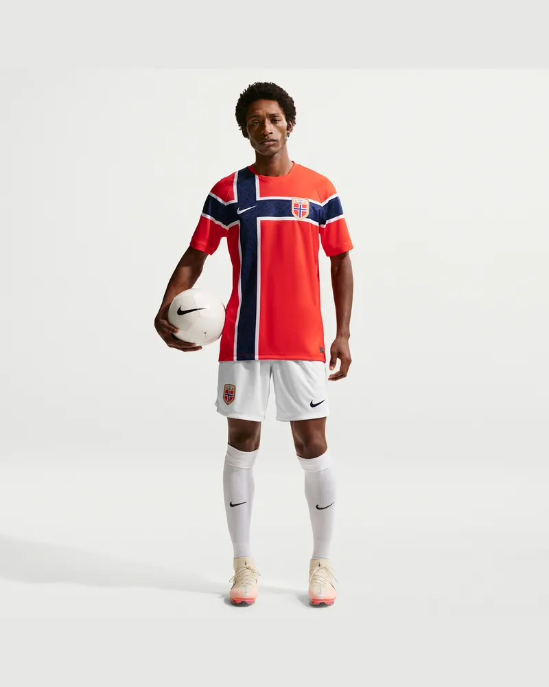 Nike Norwegen 2026 Heimstadion  Dri-FIT Replika-Fußballshorts für Herren - Weiß Weiß