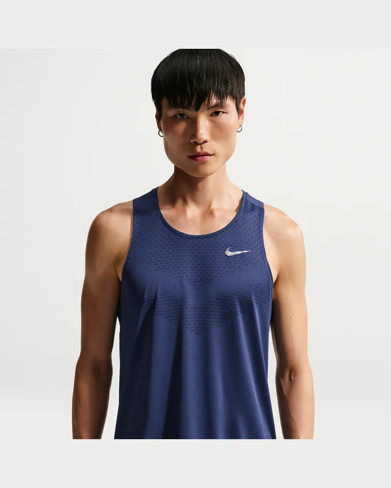 Nike Stride Dri-FIT ADV Lauf-Tanktop (Herren) - Blau Blau