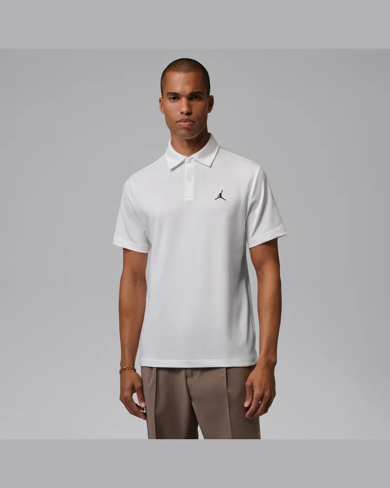 Jordan Sport Golf-Poloshirt mit Dri-Fit-Technologie (Herren) - Weiß Weiß