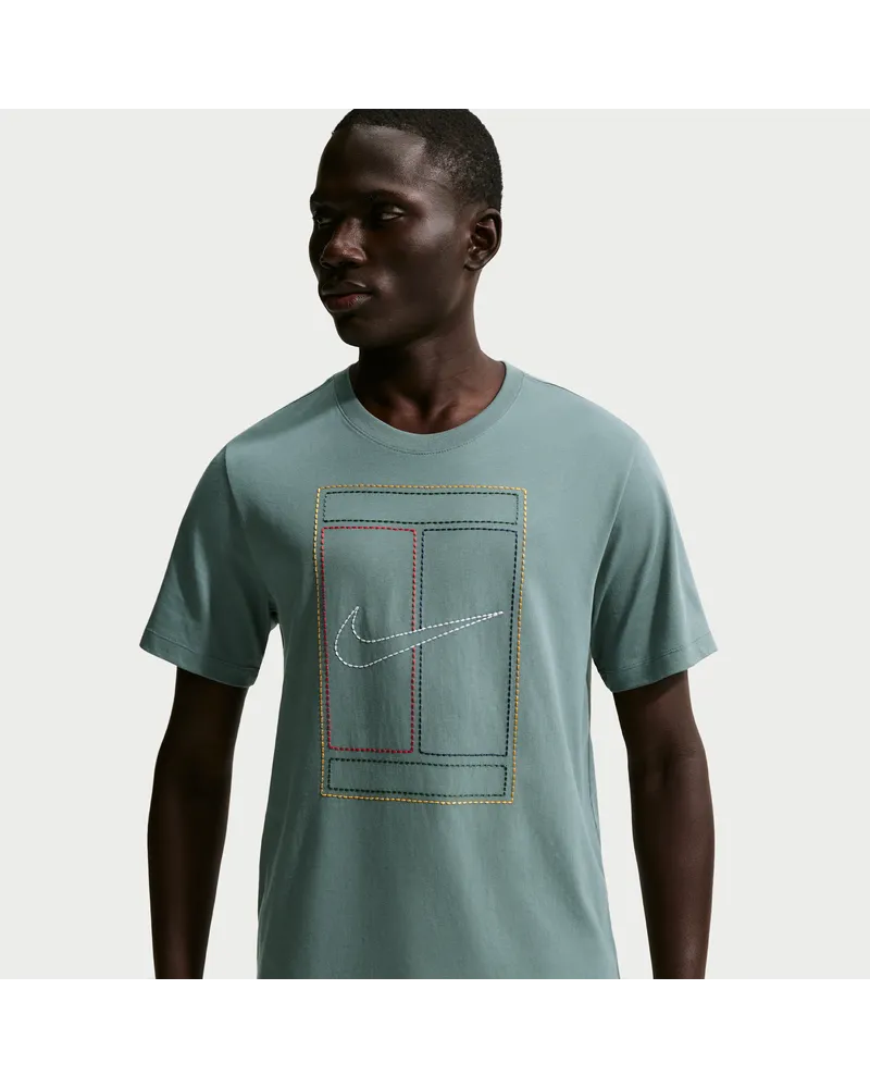 Nike Court Heritage Herren-T-Shirt - Grau Grau