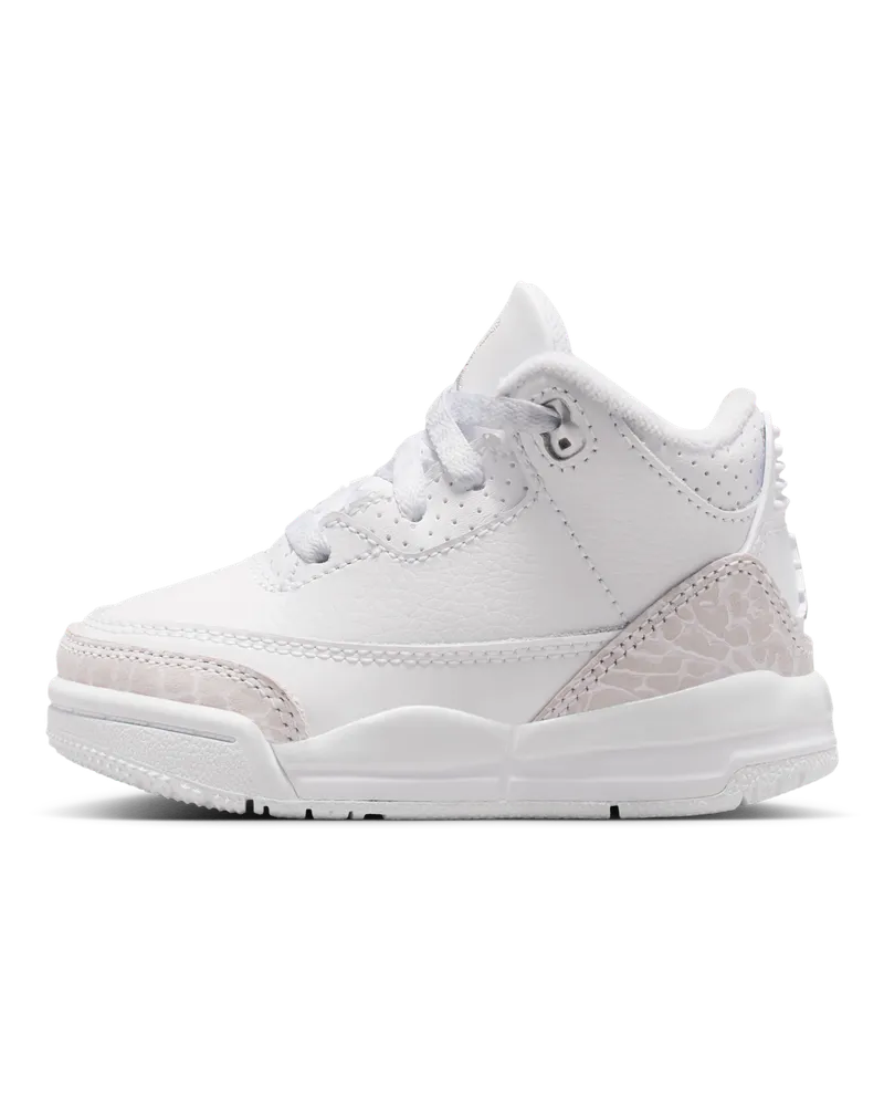 Jordan 3 Retro "Pure Money" Schuh (Babys und Kleinkinder) - Weiß Weiß