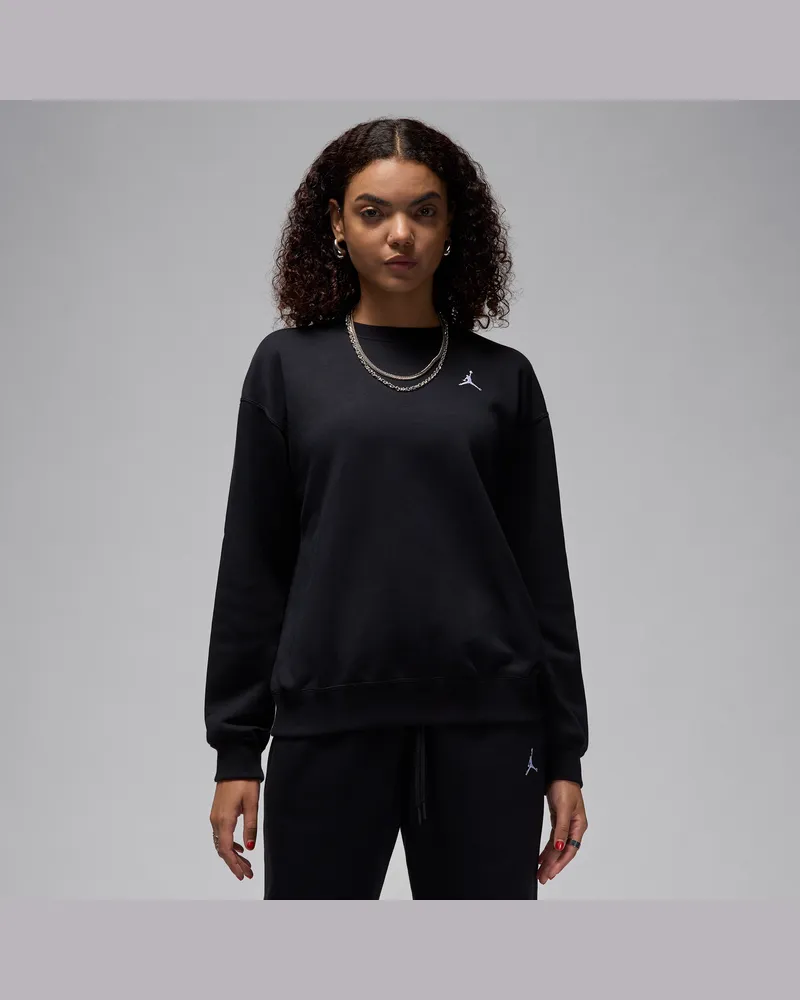 Jordan Flight Fleece Sweatshirt aus French Terry (Damen) - Schwarz Schwarz