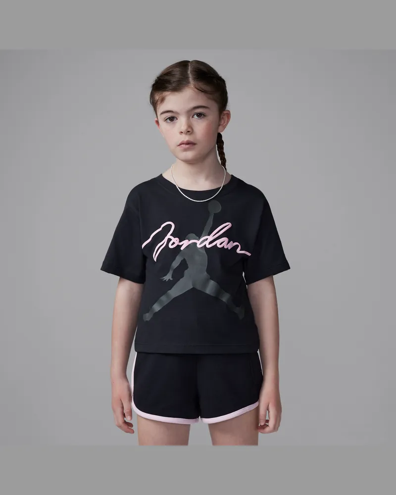 Jordan Hidden In Plain Sight" zweiteiliges Shorts-Set (jüngere Kinder) - Schwarz Schwarz