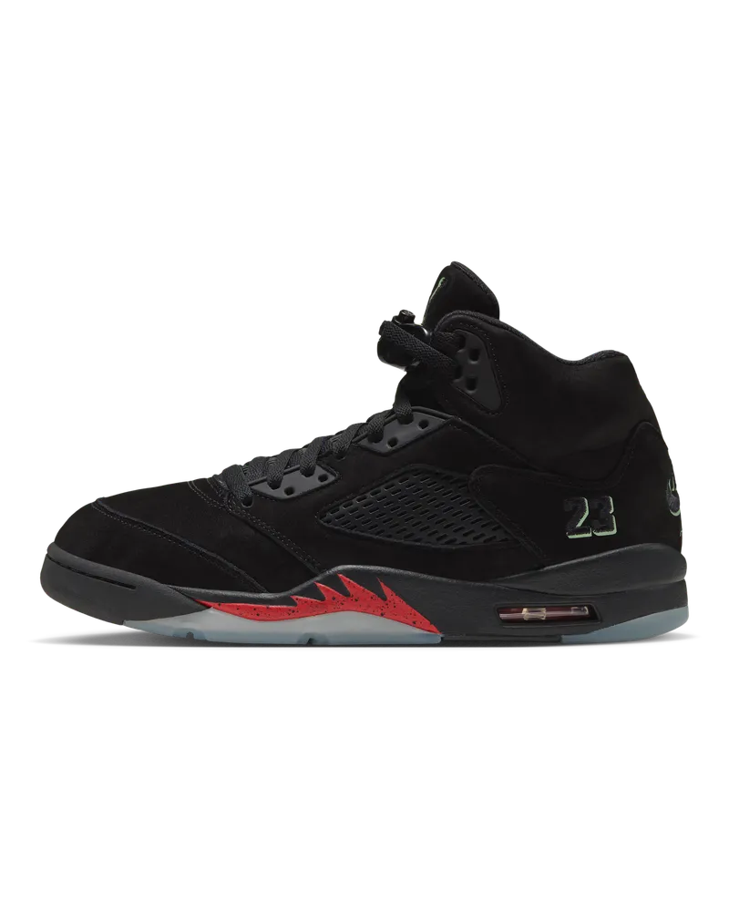 Jordan Air  5 Retro "Halloween" Schuh (Herren) - Schwarz Schwarz