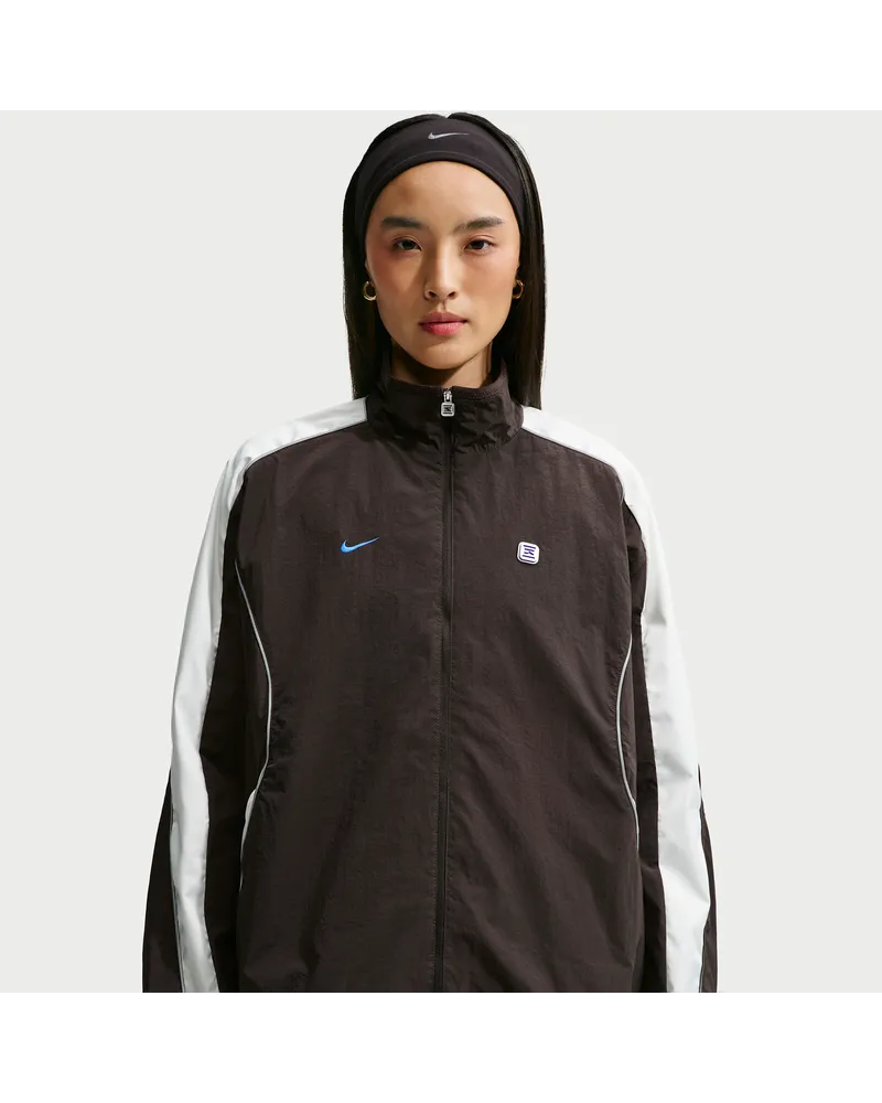 Nike Damenjacke aus Webmaterial - Braun Braun