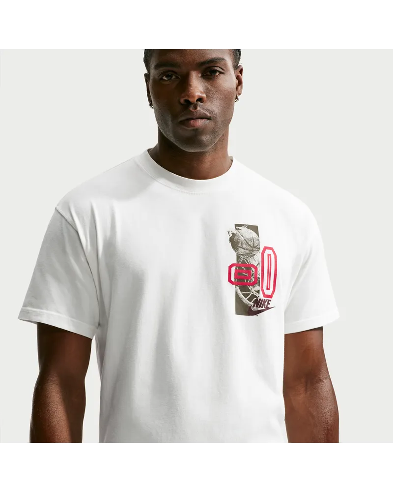 Nike Basketball-T-Shirt (Herren) - Weiß Weiß
