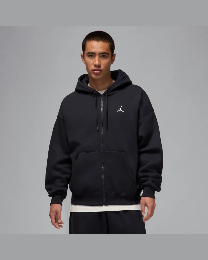 Jordan Brooklyn Fleece Oversized Kapuzenjacke (Herren) - Schwarz Schwarz