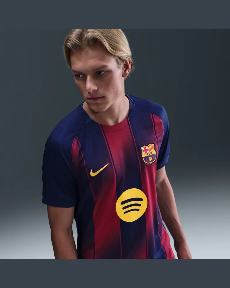 Nike FC Barcelona 2025/26 Stadium Home  Dri-FIT Replika-Fußballtrikot (Herren) - Blau Blau