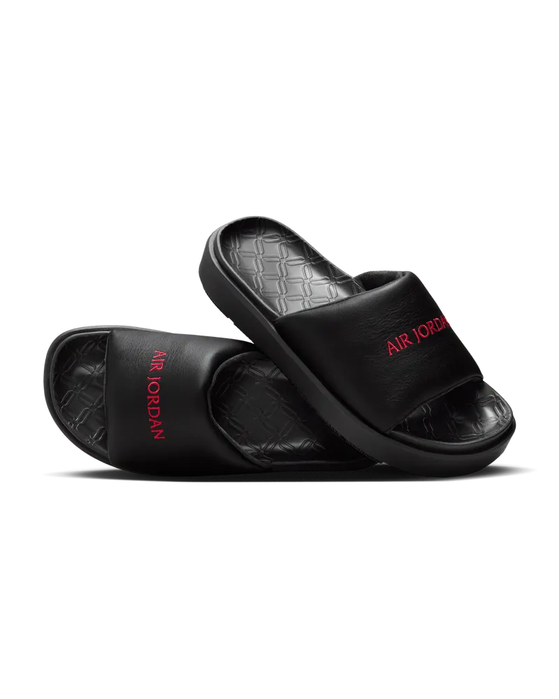 Jordan Sophia Damen-Slides - Schwarz Schwarz