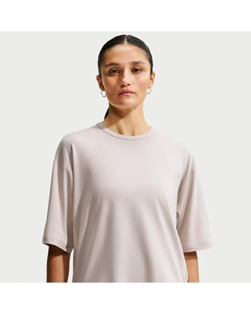 Nike 24.7 ImpossiblySoft Light Dri-FIT-Kurzarmshirt (Damen) - Braun Braun