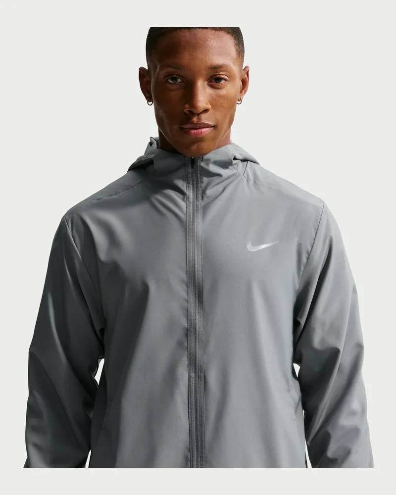 Nike Form vielseitige Dri-FIT Jacke mit Kapuze für Herren - Grau Grau