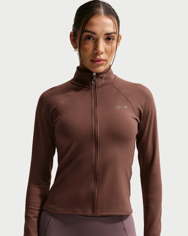 Nike Langarm-Jacke (Damen) - Braun Braun