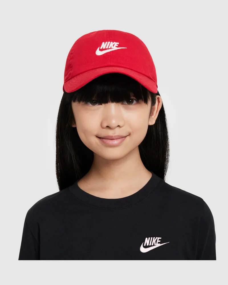 Nike Club unstrukturierte Futura Wash-Cap für Kinder - Rot Rot