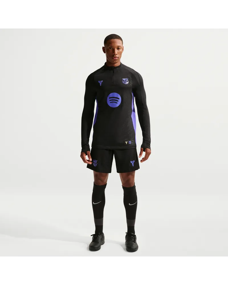 Nike FC Barcelona Strike Elite Away Kobe Dri-FIT-ADV-Fußballshorts aus Strickmaterial (Herren) - Schwarz Schwarz