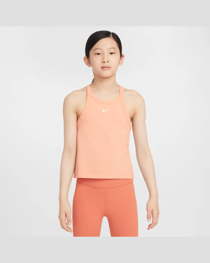 Nike Tanktop mit hohem Ausschnitt (Mädchen) - Orange Orange