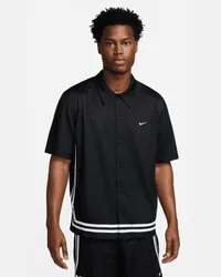 Nike DNA Crossover Dri-FIT Kurzarm-Basketballoberteil für Herren - Schwarz Schwarz