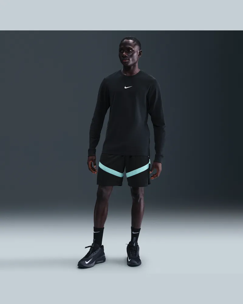 Nike Icon Dri-FIT Basketballshorts für Herren (ca. 20,5 cm) - Schwarz Schwarz