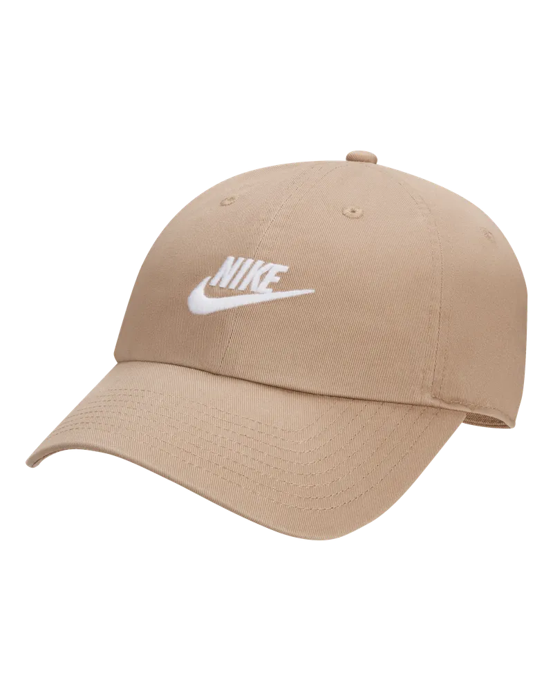 Nike Club unstrukturierte Futura Wash-Cap - Braun Braun