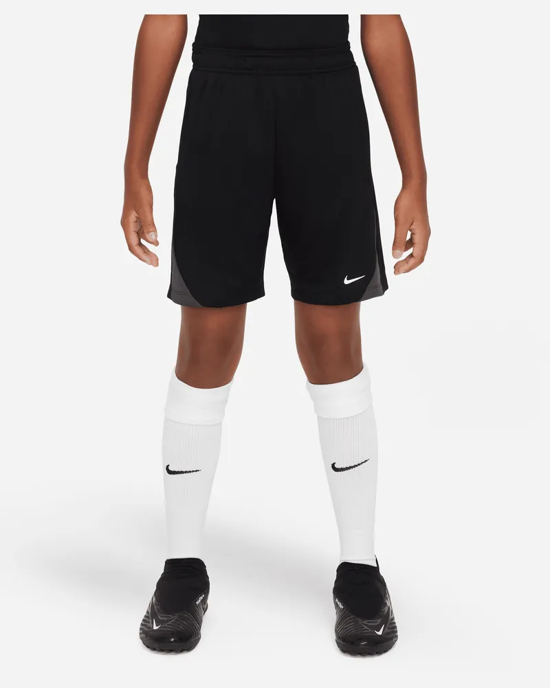 Nike Dri-FIT Strike Fußballshorts für ältere Kinder - Schwarz Schwarz