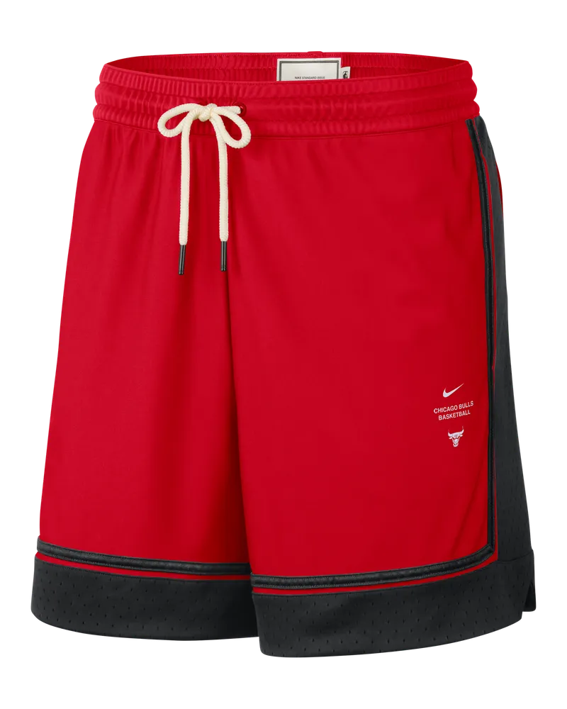 Nike Chicago Bulls Standard Issue NBA Shorts (ca. 15 cm, Herren) - Rot Rot