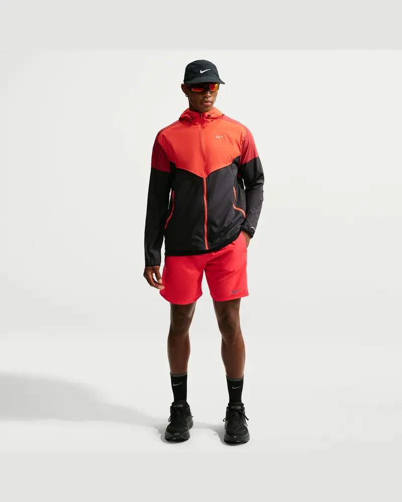 Nike Miler Dri-FIT Laufshorts mit Futter (ca. 18 cm) (Herren) - Rot Rot
