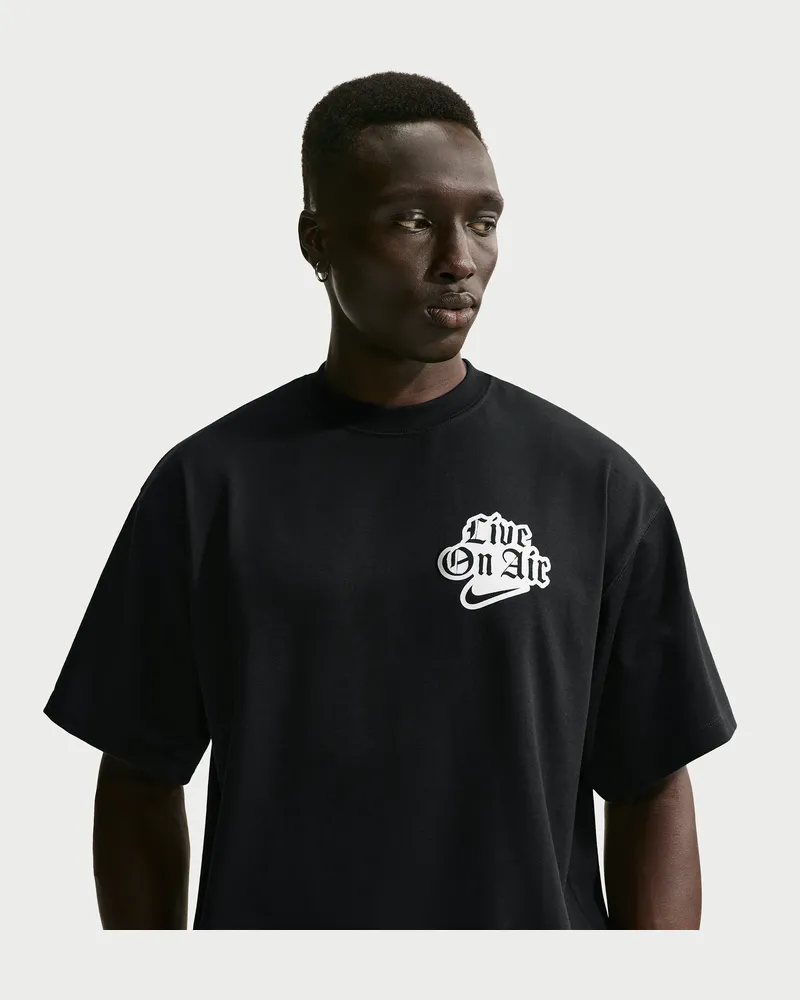 Nike Solo Swoosh T-Shirt (Herren) - Schwarz Schwarz