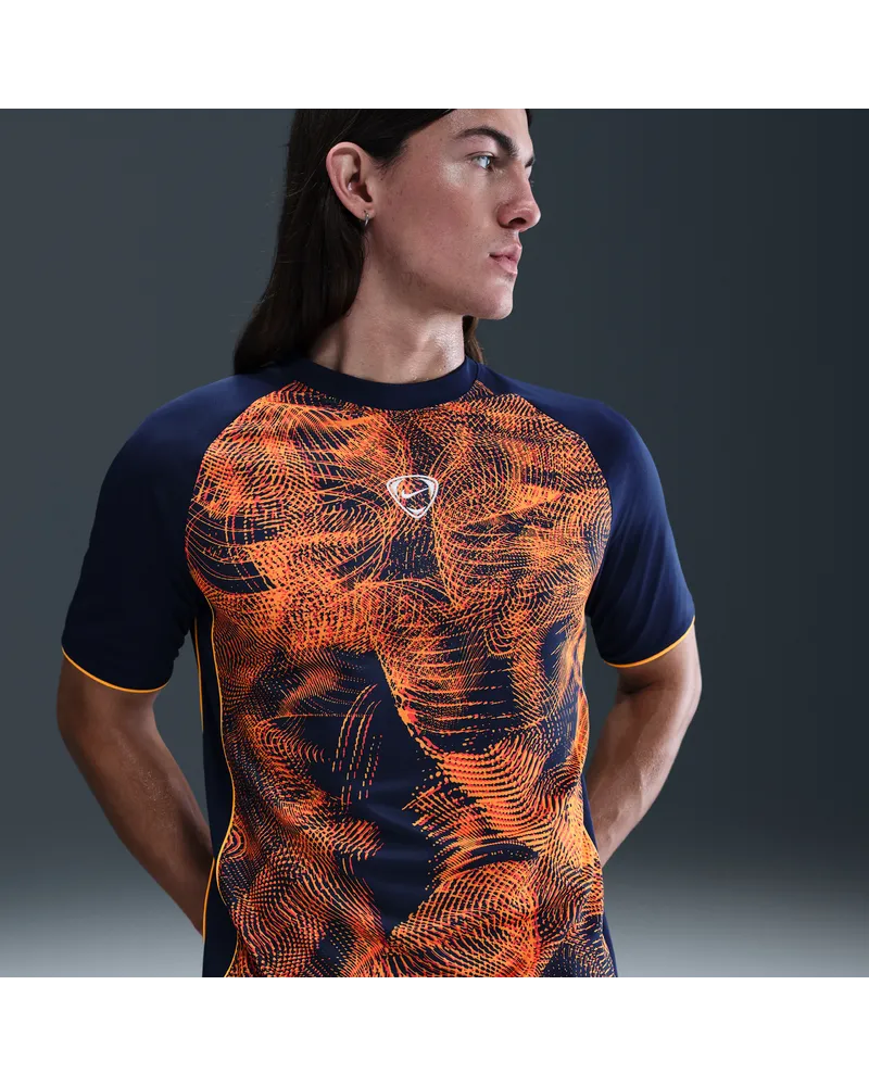Nike Academy+ Dri-FIT Kurzarm-Fußballoberteil (Herren) - Blau Blau