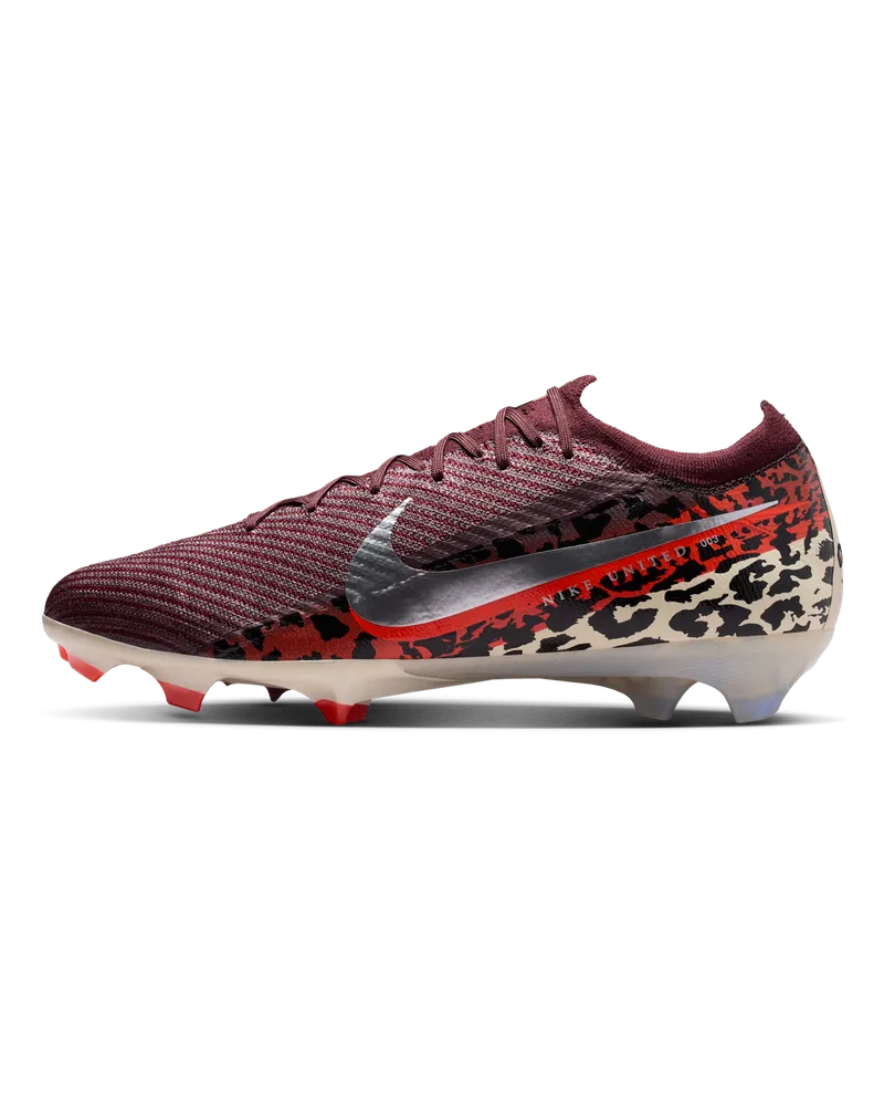 Nike United Mercurial Vapor 16 Elite Low-Top-Fußballschuh für normalen Rasen - Rot Rot