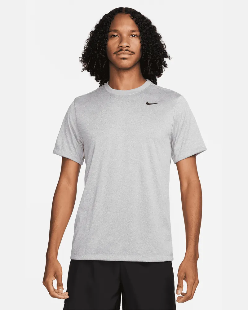 Nike Dri-FIT Legend Fitness-T-Shirt für Herren - Grau Grau