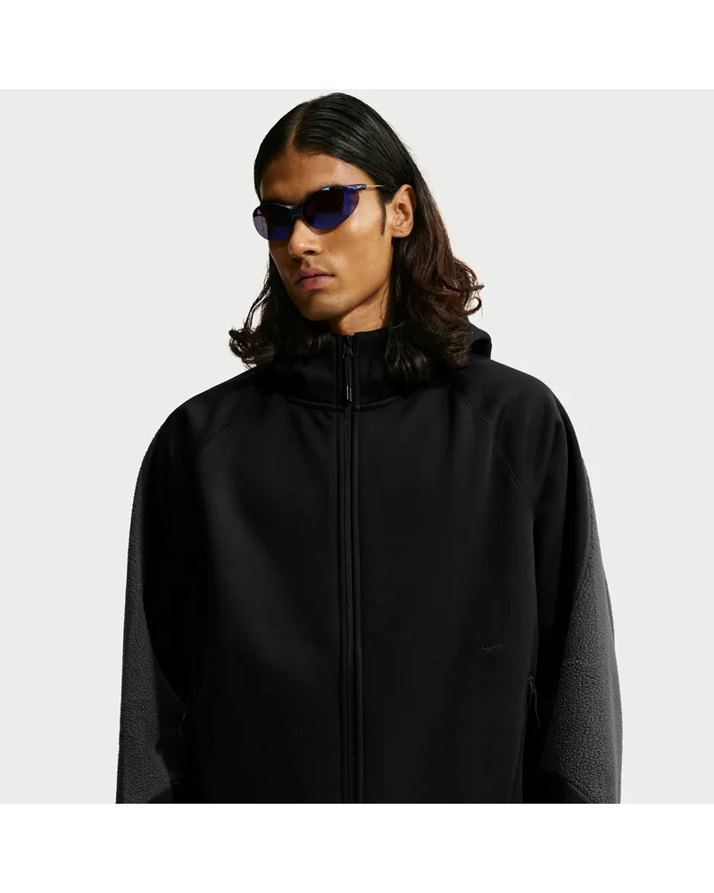 Nike Tech Boreas Therma-FIT-Kapuzenjacke (Herren) - Schwarz Schwarz