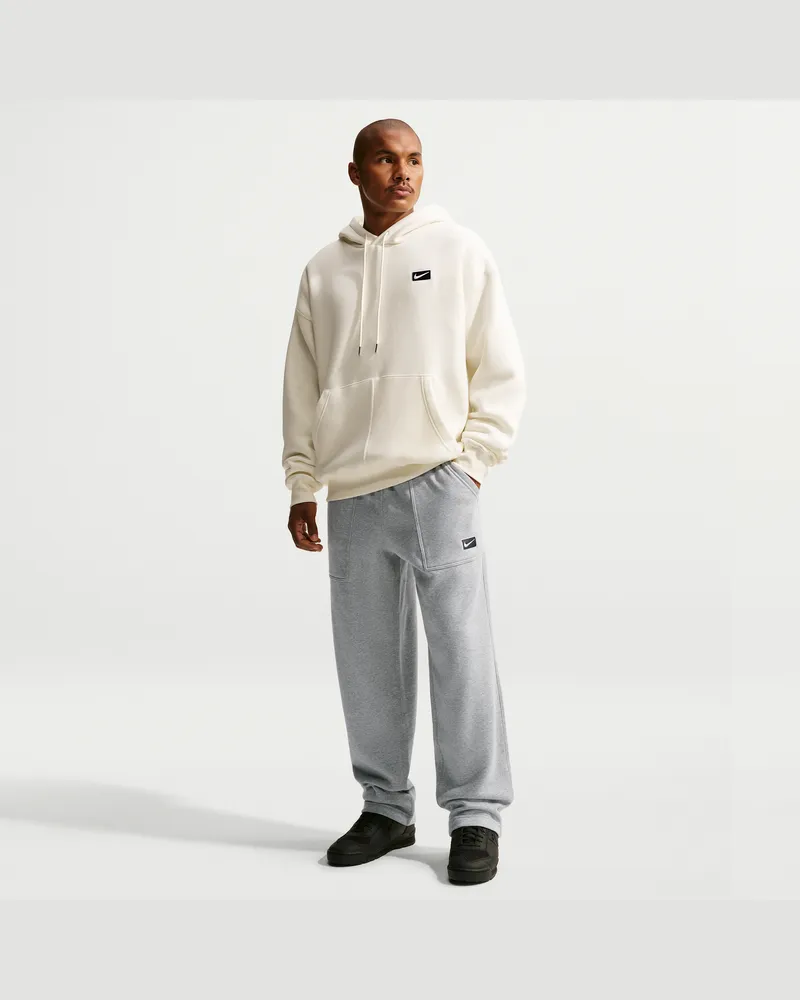 Nike Fleecehose mit offenem Saum (Herren) - Grau Grau