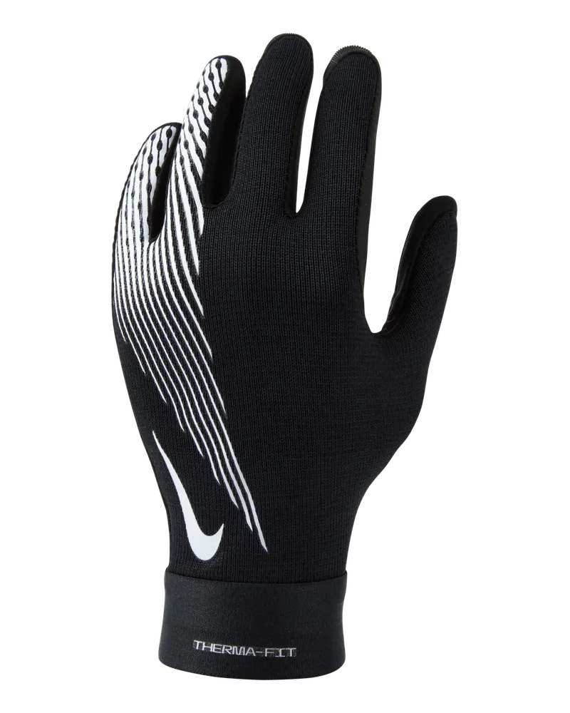 Nike Academy Therma-FIT Fußballhandschuhe (ältere Kinder) - Schwarz Schwarz