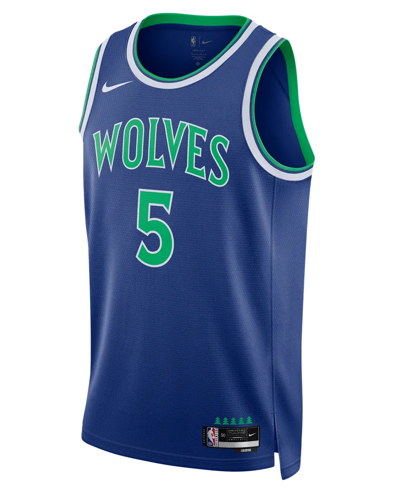 Nike Minnesota Timberwolves Icon Edition Dri-FIT NBA Swingman-Trikot (Herren) - Blau Blau