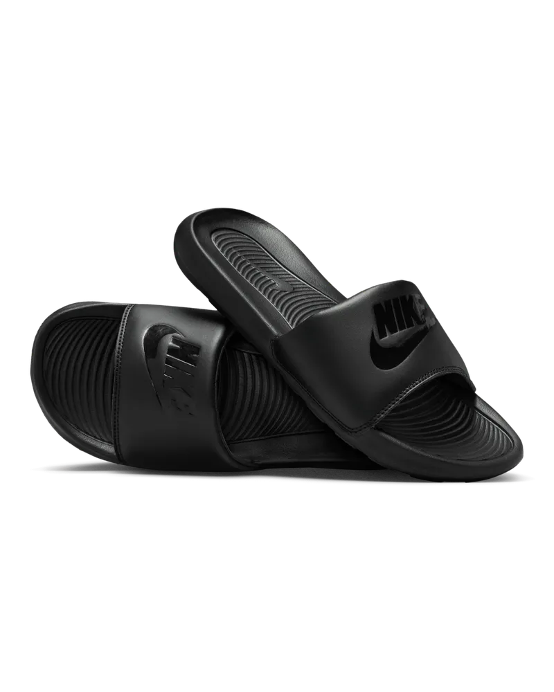Nike Victori One Slides (Herren) - Schwarz Schwarz
