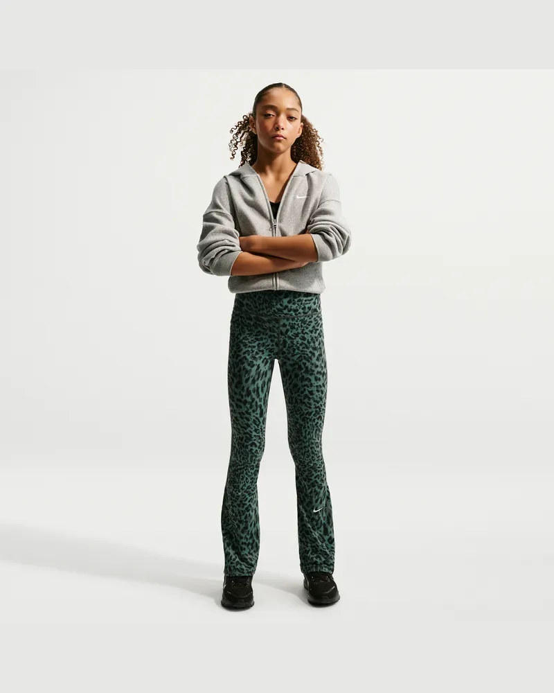 Nike One Dri-FIT Flared Leggings für ältere Kinder (Mädchen) - Grün Grün